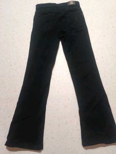Classic Black Flared Bootcut Jeans