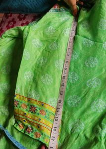 Green Embroidered Kurta Set