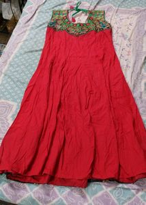 Red ♥️ Anarkali Dress