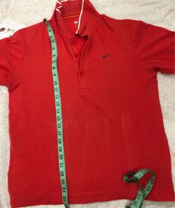 Nike Red Golf Polo TShirt