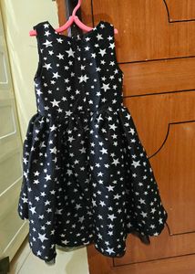 Star Print Dress/frock for kids