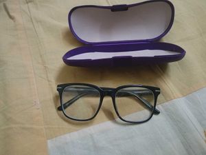Stylish Black Eyeglasses with Case