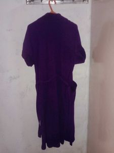 Elevanto Purple Bath robe