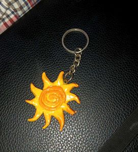 Handmade Sun trendy Keychain