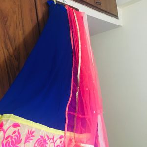 COMBO Unstitched party wear georgette lehenga