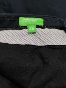 Men's Black Casual Trousers