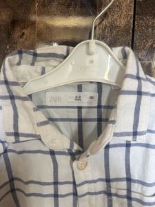 Zara Boys Plaid Shirt