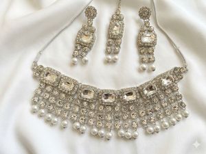 Bridal Diamond Necklace Set