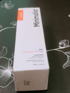 Minimalist Sunscreen