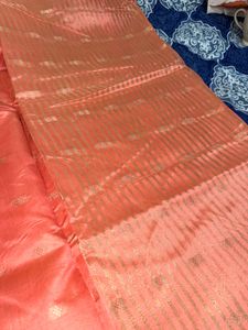 New Saree with Blouse matetial💕