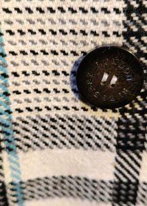Burberry Plaid Double-Breasted Coat