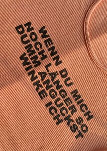 Ribbed Crop Top - German Slogan