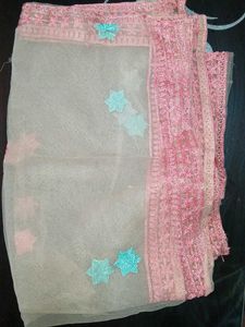 Stunning Pink Embellished Blouse