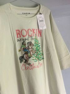 SHEIN "Rockin Around The Christmas Tree" T-Shirt