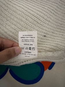 Cropped Half zip up sweater