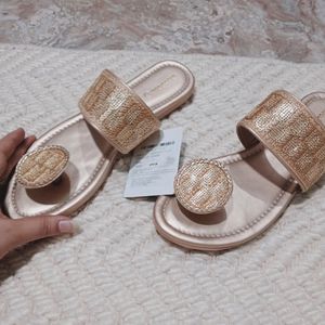 Jaipuri Embroidery Work Slipper