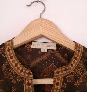Farida Gupta Brown Tunic