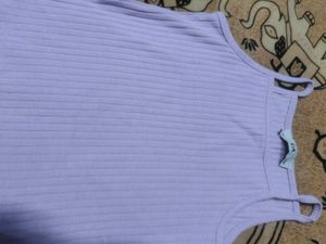 Lavender Ribbed Tank Top