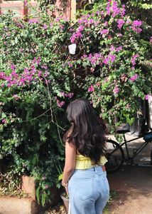Cute Yellow Smocked Crop Top