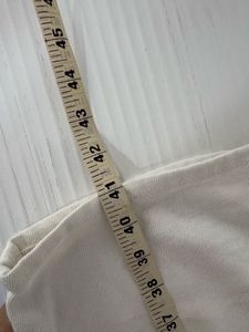 Cream Denim Jeans