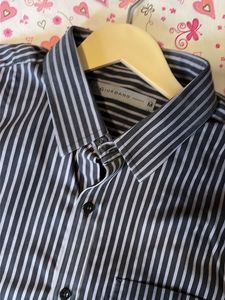 Giordano Men's Striped Formal Shirt M size