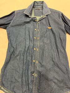 Men’s Classic Blue Denim Shirt