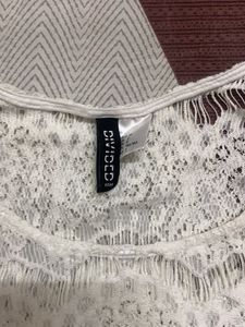 White Lace Tank Top