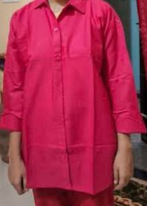 Classic Red Button-Down Shirt