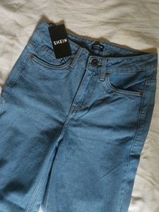 Light Wash Wide Leg Denim Jeans
