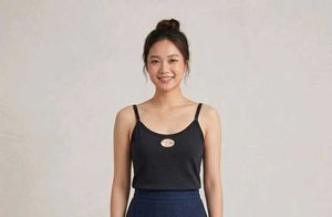 Black Spaghetti Strap Camisole Top
