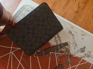 Coach Signature Brown Crossbody Bag