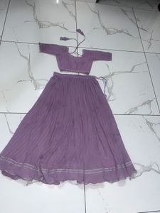 Purple Lehenga Choli Set