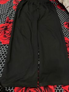 Black Wide Leg sweatpants