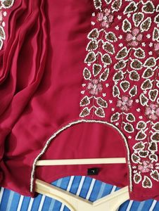 Drape Gown With Belt