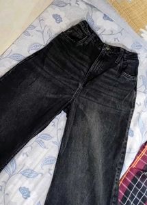 Black Wide Leg Jeans