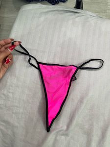 Hot Pink Thong Panty