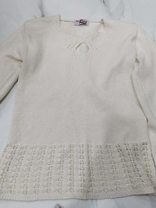 Cute Cream Knit Sweater
