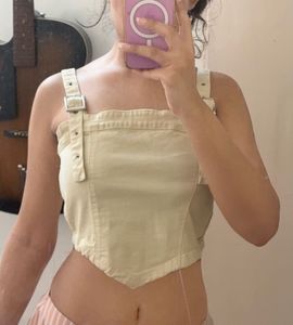 Beige Corset Top