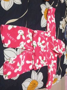 Cute Pink Bunny Pajama Set