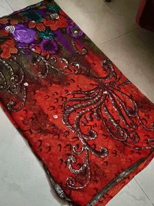 Elegant Floral Saree