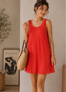 Scarlett Breeze Pleated Mini Dress