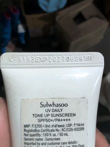Sulwhasoo UV Daily Tone Up Sunscreen