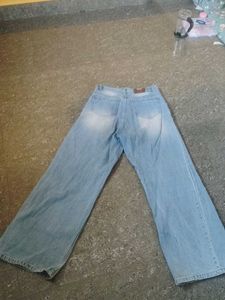Light Wash Wide Leg Jeans