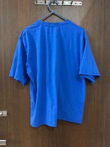 Vibrant Blue Sequin Dior T-Shirt