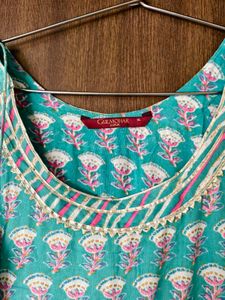 Blue Kurta &amp; Dupatta XXL