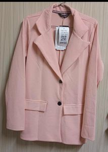 Stylish Pink Blazer &amp; Trouser Set