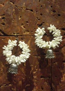 Floral Jhumka Earrings