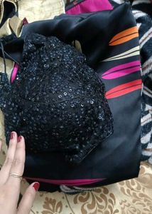 Stunning Black Sequin Blouse
