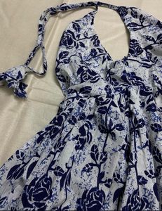 Halter neck Desi Short Kurti