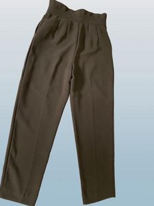 Brown H&amp;M High Waist Paint